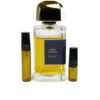 BDK Ambre Safrano perfume sample in amber glass atomizer