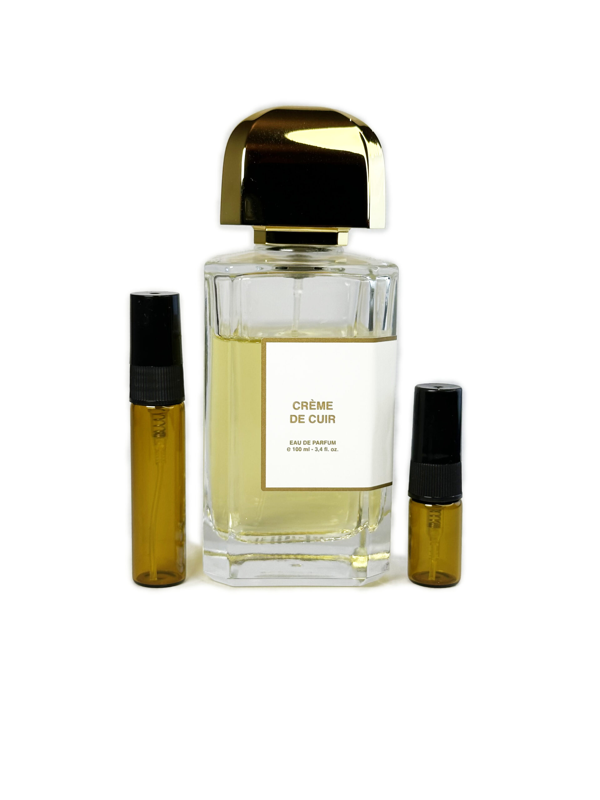 BDK Crème de Cuir perfume sample in amber glass atomizer