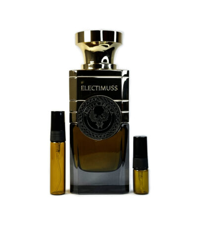 Electimuss London Vanilla Edesia perfume sample in amber glass atomizer