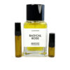 Matière Première Radical Rose perfume sample in amber glass atomizer