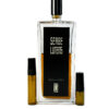 Serge Lutens Ambre Sultan perfume sample in amber glass atomizer