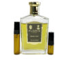 Floris Honey Oud perfume sample in amber glass atomizer