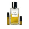 Chanel Le Lion perfume sample in amber glass atomizer