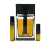 Dior Homme Parfum 2020 discontinued edition perfume sample in amber glass atomizer