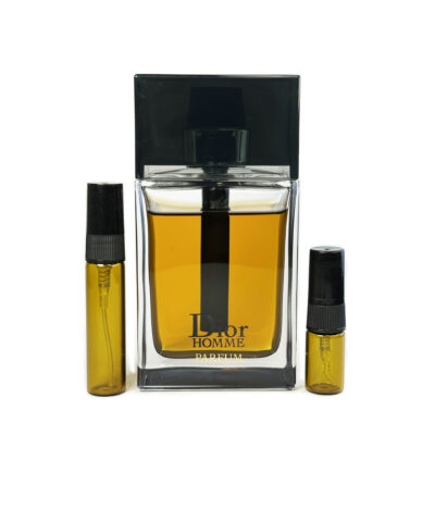 Dior Homme Parfum Sample (2020 Discontinued Edition) in amber glass atomizer