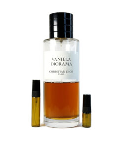 Dior Vanilla Diorama perfume sample in amber glass atomizer