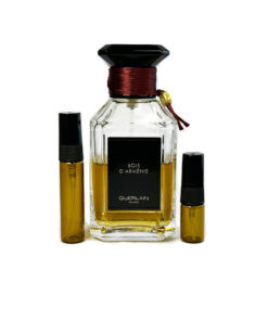 Guerlain Bois d’Armenie perfume sample in amber glass atomizer
